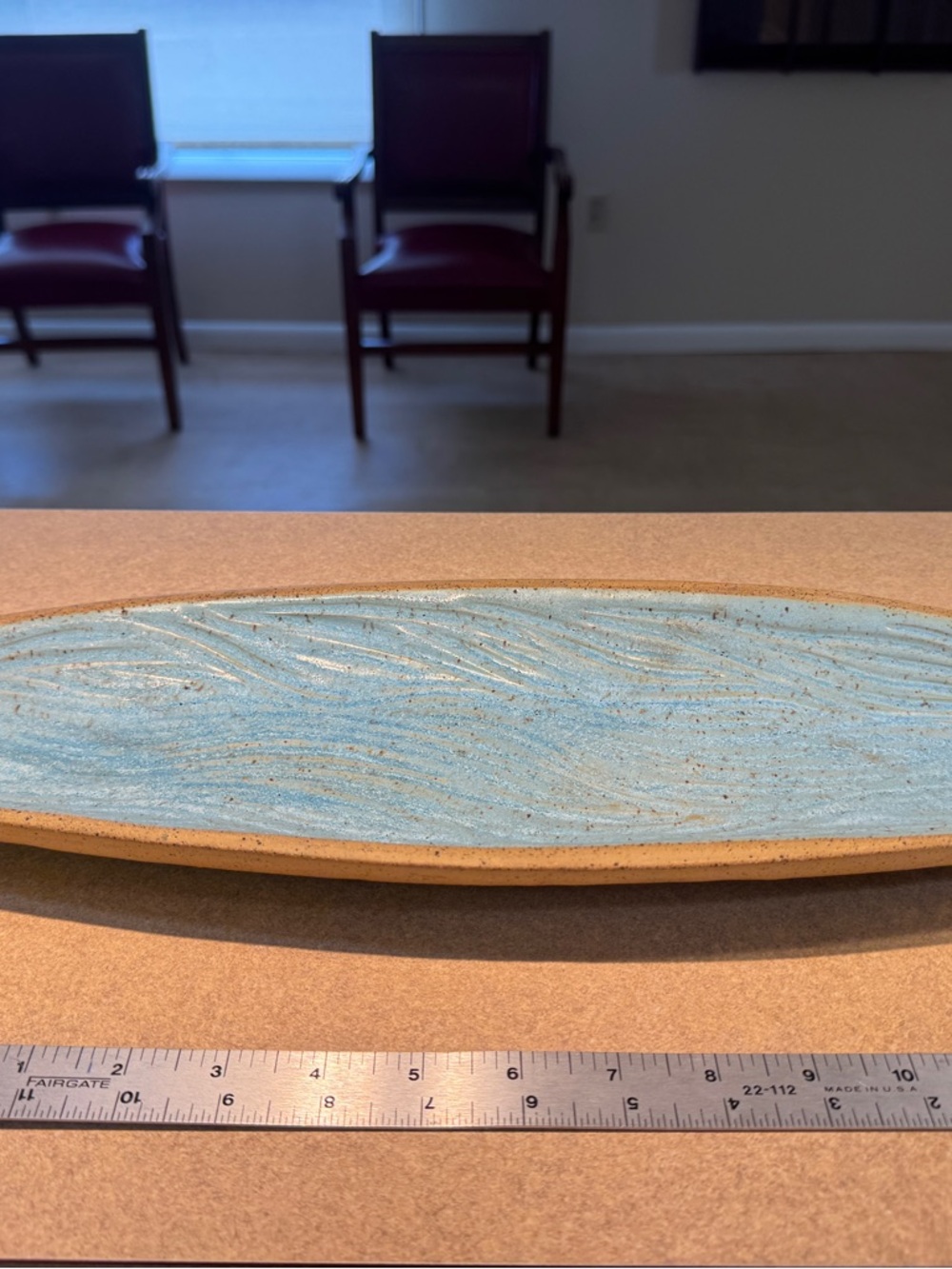 Newdeck 22 Enlogated Oval Ceramic Stoneware Platter